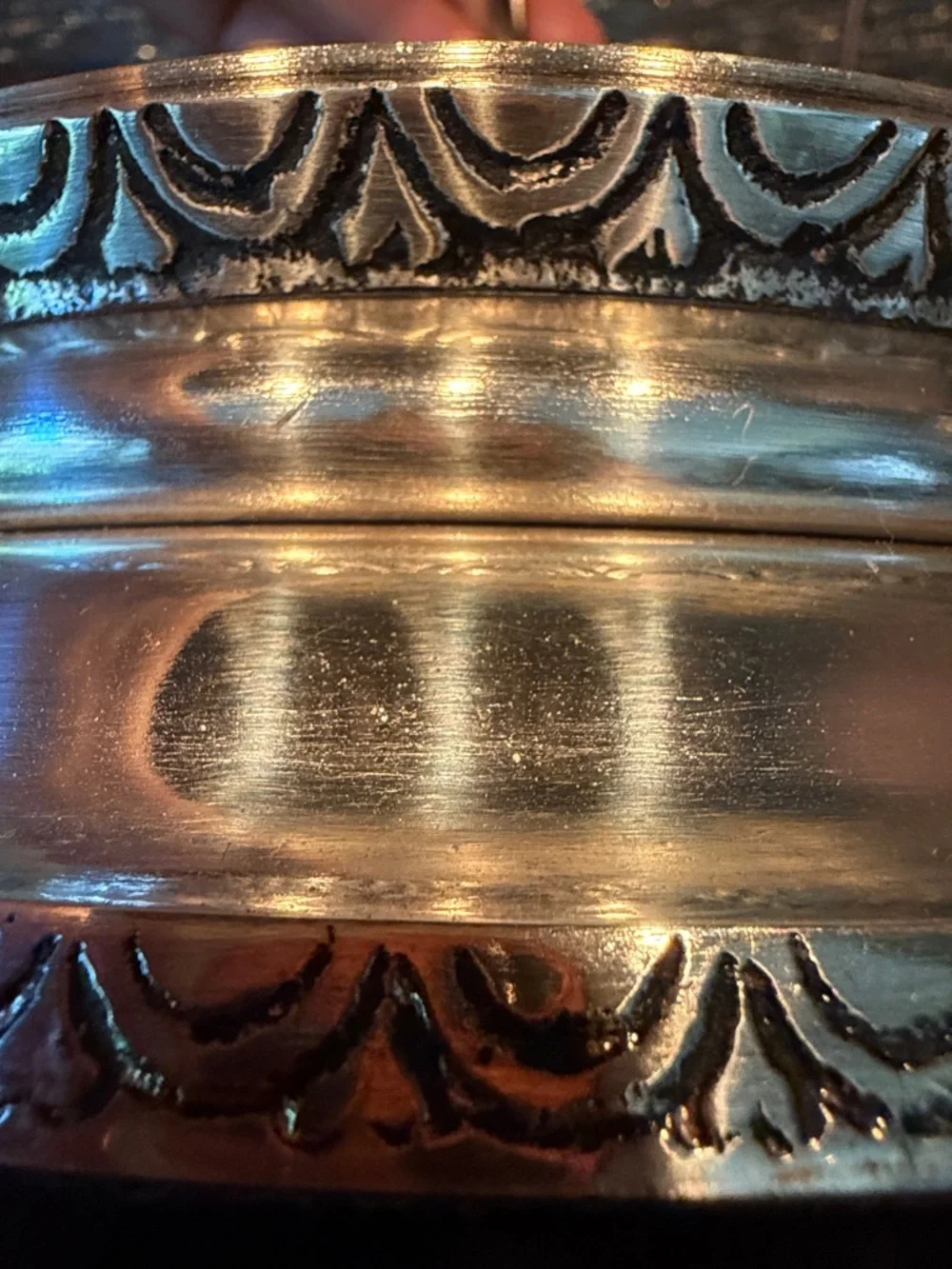 Pottery Barn Silver Polished Display Cloche Jewelry Stand Necklace Hanger Holder